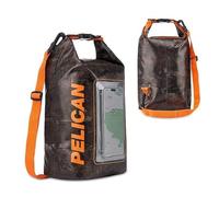 Pelican Marine IP68 Sac étanche 5 L - Sac à Dos étanche avec étui pour téléphone Portable - Accessoires de Bateau et Kayak - Essentiels pour Le Camping, la Natation, la Plage, la pêche, Le Rafting