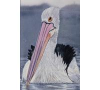 "Pelican" Notebook: "Pelican" Notebook: Featuring an Original Watercolor Painting for Your Creative Thoughts and Jottings