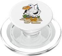 Pelican Pêcheur Poisson Pêche PopSockets PopGrip pour MagSafe