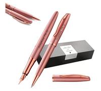 pelican Pelikan Set d'écriture Jazz® Noble Elegance K/P36 Stylo à Bille et Stylo Plume avec Gravure Cadeau - Stylos Uniques avec nom - Cadeaux personnalisés (Rose Rose)