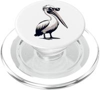 Pélican portant des lunettes de soleil - Oiseau drôle océan plage oiseaux PopSockets PopGrip pour MagSafe