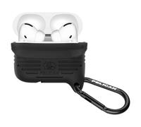 Pelican Protection - Compatible avec AirPods Pro 3 avec Mousqueton Noir [Chargement sans Fil] [Protection MIL-STD] Coque étanche IP67 en Silicone Souple pour AirPods Pro 3 - Anti-Rayures - Noir