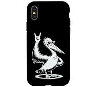 Pelican Punk Rock Rocker Heavy Metal Coque pour iPhone X/XS