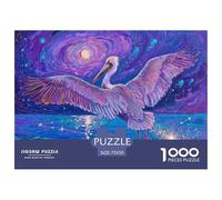 Pélican Puzzles 1000 Pièces Cadeau Unique Jeu Éducatif Challenge Toy À De Qualité Supérieure Peinture Art pour Adultes Et Enfants À Partir De 12 Ans 1000pcs (75x50cm)