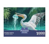 Pélican Puzzles 1000 Pieces Cadeau Unique Jeu Éduchatif Défi Jouet À De Qualité Supérieure Peinture Art pour Adultes Enfants 38x26cm/1000pcs