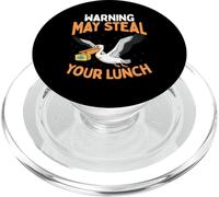 Pelican Steal Your Lunch Funny Pelican Lover PopSockets PopGrip pour MagSafe