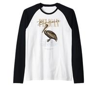 Pélican Vintage Marron pour Observer la Nature Manche Raglan