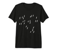 Pelicans in Flight Silhouette Blanche T-Shirt Haut de Gamme