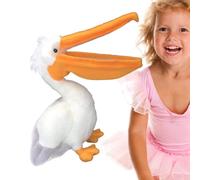 Pelice Pelican Plush, 11.81 en Peluche mignonne | Jouet de pour animaux réalistes pour copines, filles, , adultes, décoration de la maison peut attirer l'attention des bambi