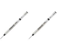 Pelikan 1 Recharge Stylo roller à encre 338 Pte Fine Noir (Lot de 2)