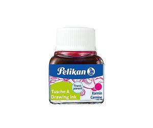 Pelikan 201517 Encre de chine A flacon 10 ml Carmin