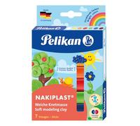 Pelikan - 2056089 - Pâte À Modeler - Nakiplast - 125 G en 7 Couleurs