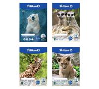 Pelikan 224824 sketch pad , A4 , 20 sheets , cover with animal motifs (not selec