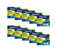 Pelikan 300087 Boîte de 10 Etuis de 6 Cartouches d'encre Vert Foncé