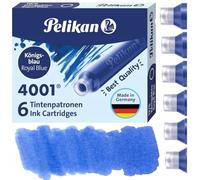 Pelikan Cartouche d'encre 301176 4001 TP/6 – Bleu royal – 6 pièces