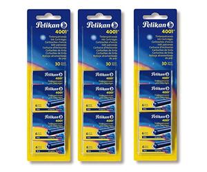 Pelikan 330845 Lot de 5 cartouches d'encre Bleu