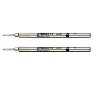 Pelikan 338 Lot de 2 recharges pour stylo roller Pointe fine