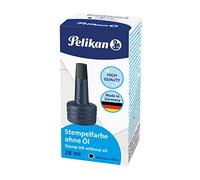 Pelikan 351197 Encre à tampon encreur sans huile 28 ml (Noir)