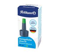 Pelikan 351239 Encre à tampon encreur sans huile 28 ml (Vert)