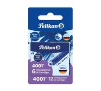 Pelikan 4001 Ink Cartridge for Fountain Pen - Royal Blue (Pack of 12)