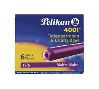Pelikan 4001 TP-6 Cartouche d'encre violet pack de 6 pour Pelikano P481 R480 Junior P67