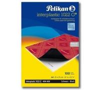 Pelikan 404400 lot de 100 feuilles de papier carbone interplastic 1022g a4 (noir) Noir G