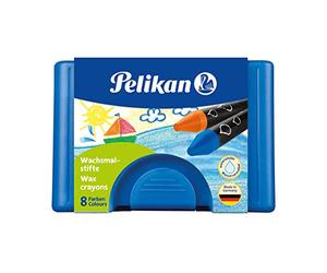 Pelikan 666 Pack de 8 Craies de cire 666 solubles à l'eau + Grattoir