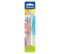 Pelikan 700368 Type 613F 3 Sizes 4, 6 and 8 Pack of 3, Bristle Brush: S 613, Grö