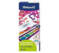PELIKAN 701327 Coffret d'encre opaque 735K/12 - 12 couleurs + 1 blanc opaque, violet