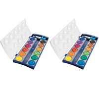 Pelikan 720854 Boîte de Peintures 12 Couleurs (Lot de 2)