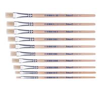 Pelikan 721399 Bristle Brush 613F Size 4 Pack of 1 Bristle Brush: S 613 Größe: 4