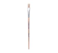Pelikan Pinceau à soies 613F Taille 8 manche bois non laqué court