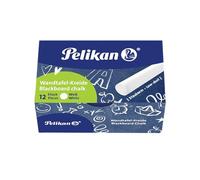 Pelikan Craies 755/12 – blanches pour tableaux noirs – Étui de 12