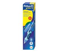 Pelikan 805629 Griffix Stylo plume avec capuchon rotatif Bleu Pour gauchers, bleu