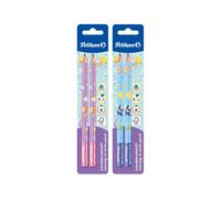 Pelikan 807395 Learner's Pencil Assorted Colours - Pack of 2 On Blister Card 2 l