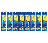 Pelikan 809146 Pelikano Junior Plume A pour débutant 6 couleurs assorties (pas de choix de couleur)