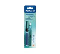Pelikan 817110 Stylo-Plume Pelikano Dragon pour Droitiers P480, Plume m + 2 Cartouches d'Encre
