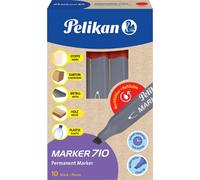 Pelikan 817950 Pelikan Marqueur indélébile 710, pointe biseautée, rouge