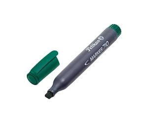 Pelikan 817967 Lot de 10 marqueurs permanents 710 avec mèche ciselée Vert