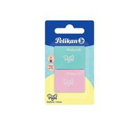 Pelikan 818100 Lot de 2 gommes pastel (assorties, aucune sélection de couleurs p