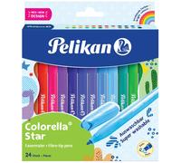 Pelikan 822312 Stylo-Feutre Couleurs Assorties 24 Pièces