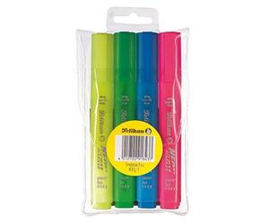 Pelikan 918433 Marqueur 4 Pièces Bleu, Vert, Rose, Jaune