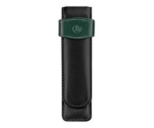 Pelikan 923722 Etui en cuir de vachette pour 2 Stylos Noir/Vert