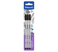 Pelikan 940601 Fineliner 96 Lot de 3 stylos en emballage blister Noir