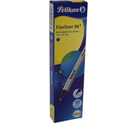 Pelikan 943167 Fineliner 96® Lot de 10 feutres en boîte Bleu