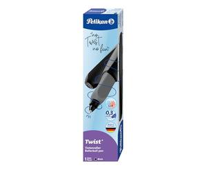 Pelikan 946962 twist-castell stylo roller pour droitier ou gaucher noir