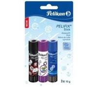 Pelikan b?ton de colle design pelifix, 3 x 10 g en multipack 339069 G