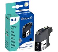 Pelikan B33 - 16 ml - noir - compatible - remanufacturé - cartouche d'encre (alternative pour : Brother LC-123BK) - pour Brother DCP-J100, J105, J132, J152, J552, J752, MFC-J245, J470, J650, J6520, J6