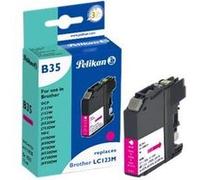 Pelikan B35 - 11 ml - magenta - compatible - cartouche d'encre (alternative pour : Brother LC123M) - pour Brother DCP-J100, J105, J132, J152, J552, J752, MFC-J245, J470, J650, J6520, J6720, J6920 G