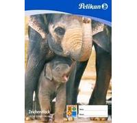 Pelikan - Bloc de dessin C 2/10 A2 100 g/m² 10 feuilles blanchi sans chlore